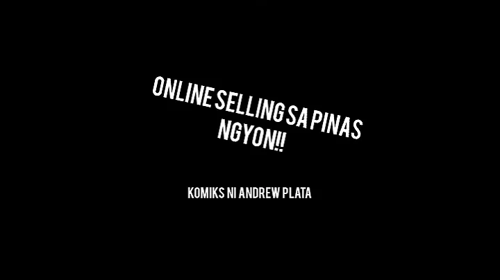 "Online Selling sa pinas...mas pinalaki!!". (a web...