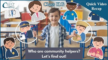 Class KG | Community Helpers | English Olympiad | CREST Olympiads