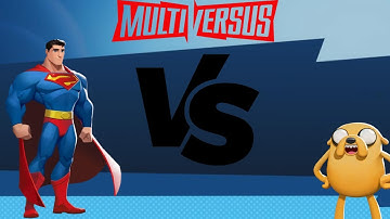 Superman VS Jake - Multiversus Gameplay