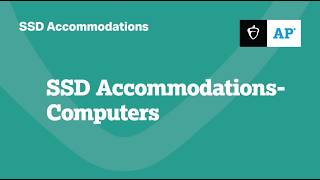 SSD Accommodations: Computers