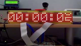 LED matrix digital clock (2009)