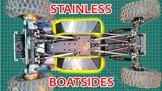 Making Stainless Boatsides/Slider for a Crawler