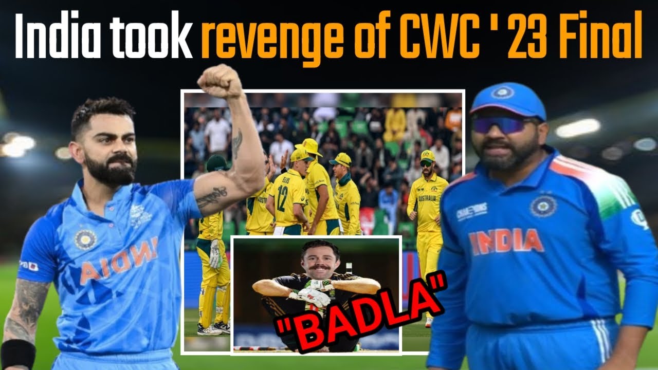 India took revenge of CWC '23 final | India destroys Australia , road ...