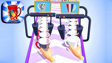 Mug Stack ​- All Levels Gameplay Android,ios (Levels 6-18)