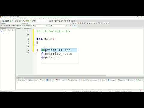 HELLO WORLD in C programming language. #c  #codeblock  #programming #coding #bca #btech #study