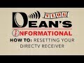 HOW TO: Resetting DIRECTV Receiver