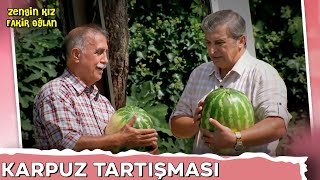 Kemal Ve Nurhanın Babasının Karpuz Kavgası - Zengin Kız Fakir Oğlan 3. Bölüm