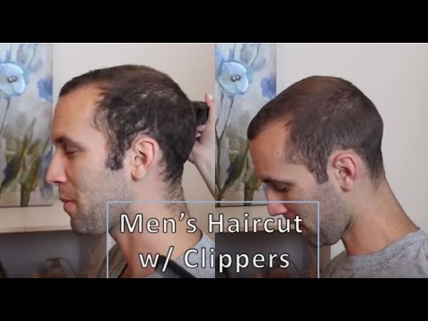 basic mens haircut using clippers