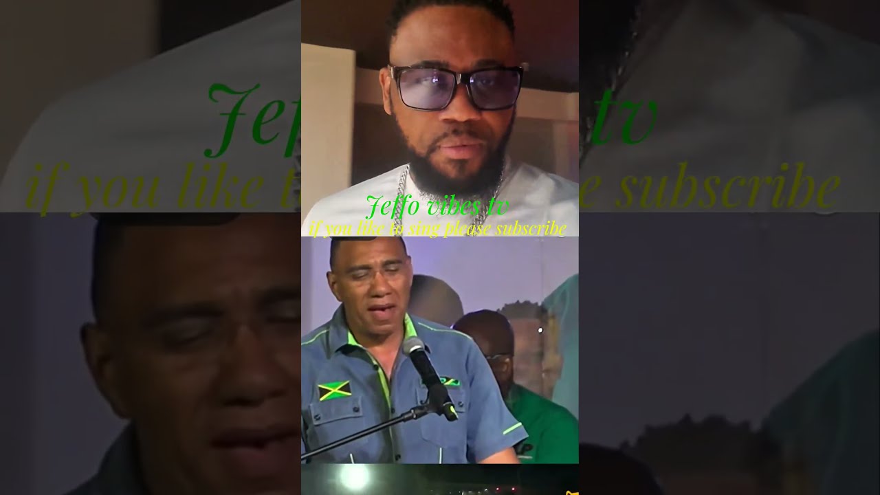 Jamaican Prime Minister Andrew Holness L Can He Sing Comments Guys What You 