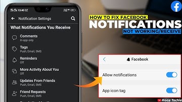 Facebook Notification Not working Problem Solve | Facebook Notification Not Receive Problem Solved