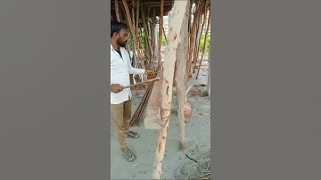 Creating Rings For Binding Columns At Site #construction