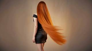 9B - Gorgeous Redhead Models Her Rapunzel Hair One Last Time, Just Before She Has It All Chopped Off