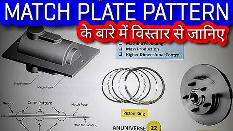 MATCH PLATE PATTERN - TYPES OF PATTERN