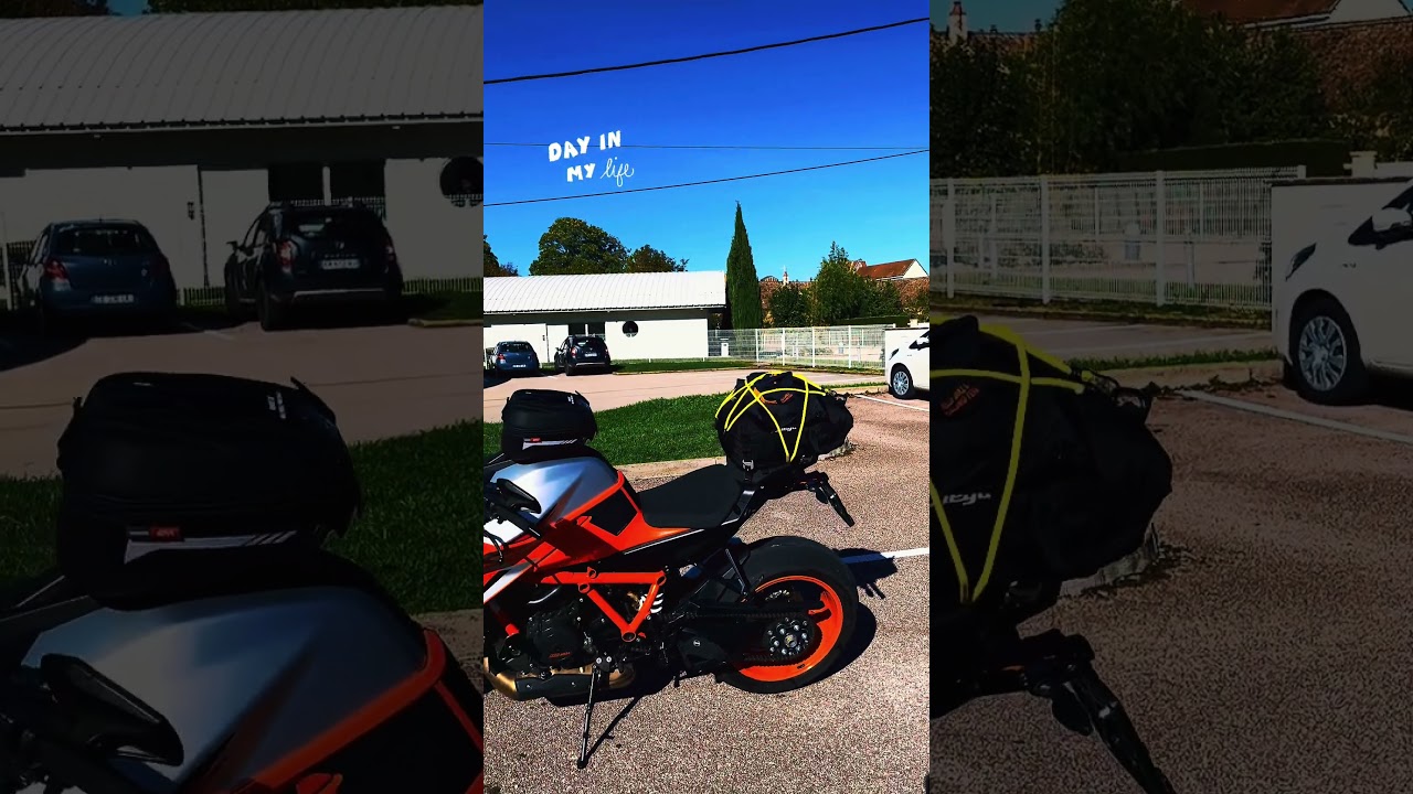 Went from tiger 1200 with hard cases and a huge tank bag to this. This is packing for a 6 day trip