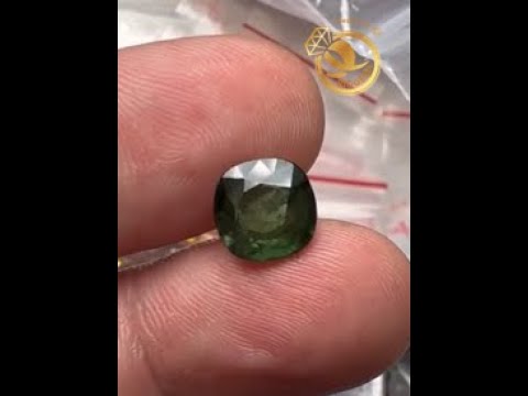 Đá TOURMALINE Vàng hình Tròn cắt giác (5 – 7mm)