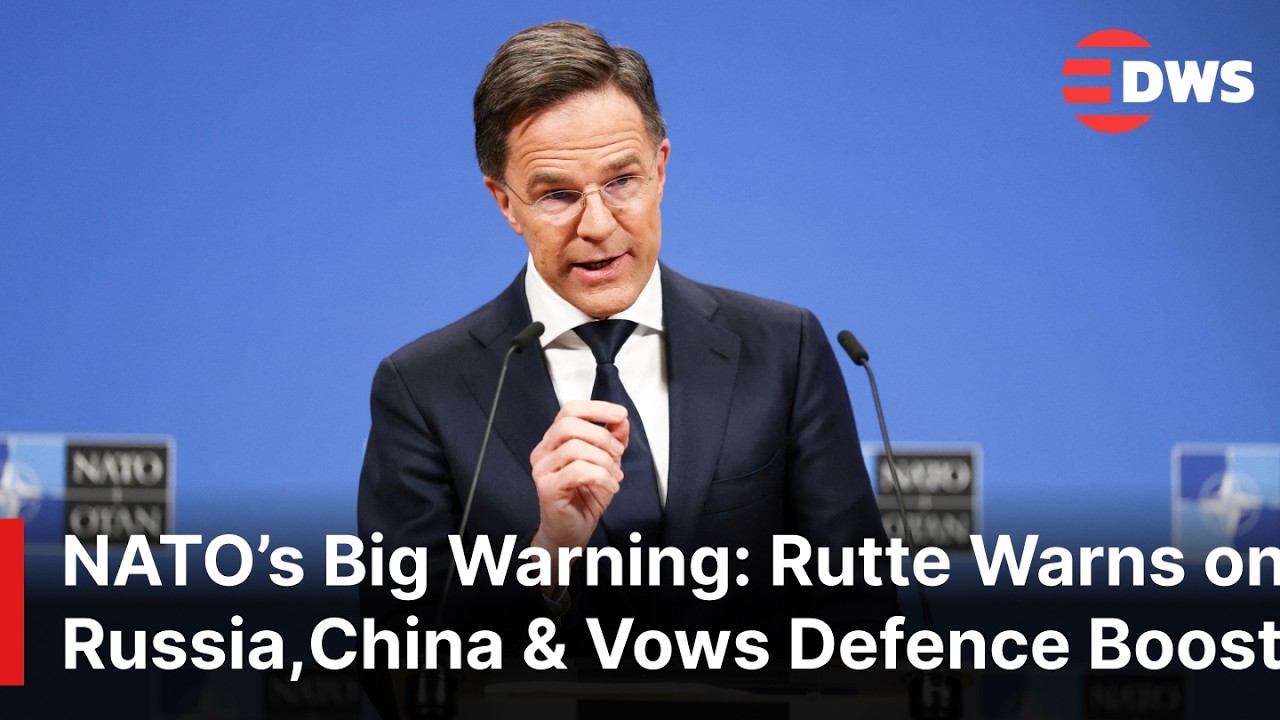 FULL PRESSER: NATO Chief Rutte Warns on Russia & China, 5% Defence Plan & Ukraine Support | AC1E