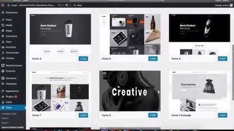 How to Import Demo Data & Use Zugan Portfolio WordPress Theme