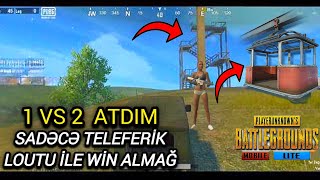 Sadəcə TELEFERİK Loutu İlə Win  (Pubg Mobile Lite Azərbaycan)