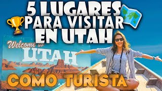 TOP 5 ⭐ Mejores Lugares para Visitar en UTAH en 2024 || ¿Qué hacer en Utah (Estados Unidos)?