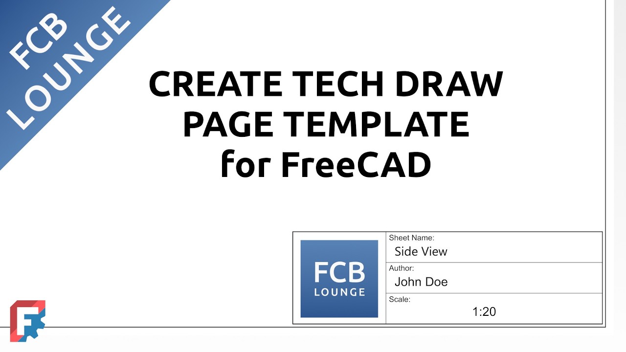Создать шаблон страницы для FreeCAD | Tech Draw Workbench