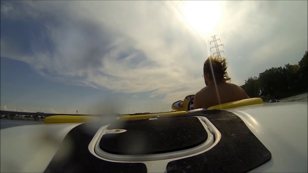 Jet Boat Seadoo Wave Jumping Seadoo Speedster - YouTube