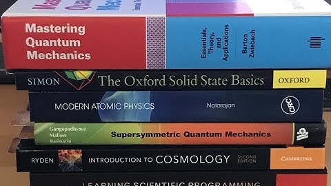12.  MW Recently Acquired Physics Textbooks
