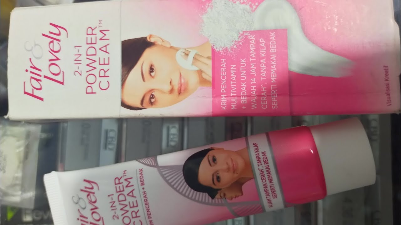 Review Fair & Lovely 2-in-1 Powder Cream - YouTube