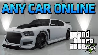 Gta 5 Online - How To Get Any Car Online - Transfer Story Mode Vehicles To Online