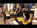 다양한 속초 중앙시장 길거리음식! 오징어순대, 홍게라면, 대박김밥, 소세지계란빵, 오징어빵 / Korean street food