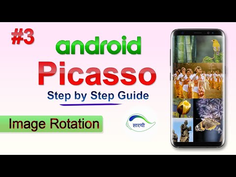 #3 Rotate image using Picasso : Picasso library for android : Tutorial