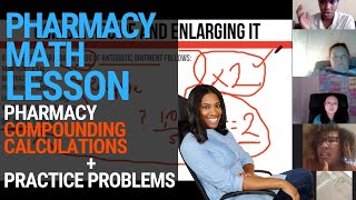 Pharmacy Tech Math - Drug Compounding Calculations (Problems Worked) | PTCB Exam Prep