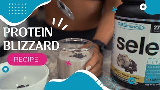 Cookies & Cream Protein Blizzard | Using PEScience Select Protein