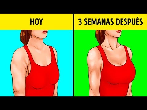 10 Ejercicios fáciles para tener brazos bonitos y pechos tonificados