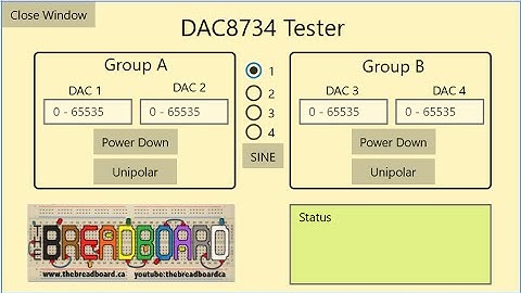 Raspberry PI 2, TI DAC8734  on Windows 10 for IoT  - Software Review