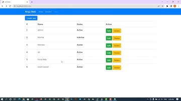 #07 How to Make Student Management System in Laravel9 (CRUD Role Laravel9) by Ninja Web