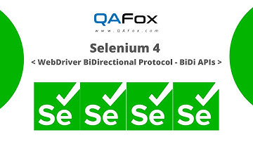 Selenium 4 - BiDi APIs (WebDriver BiDirectional Protocol) - Current Status
