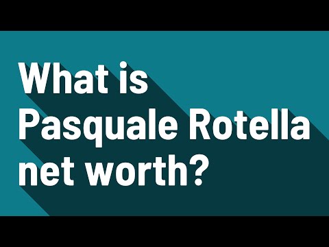 Video: Pasquale Rotella Net Worth: Wiki, Menikah, Keluarga, Pernikahan, Gaji, Saudara