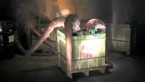 Tentacle Creature Crate Halloween Prop