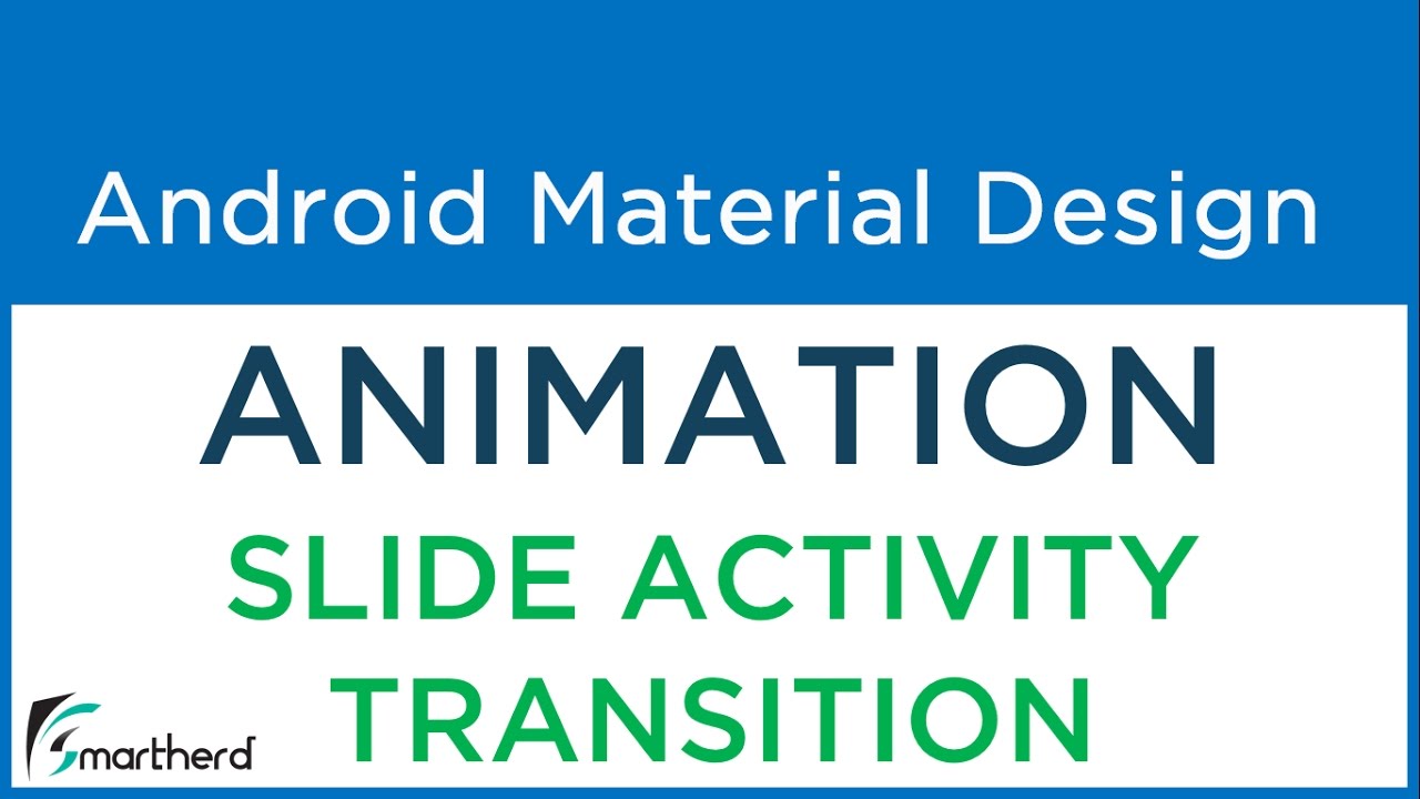  Android Slide Animation Activity Transition. Android Material Design -  YouTube