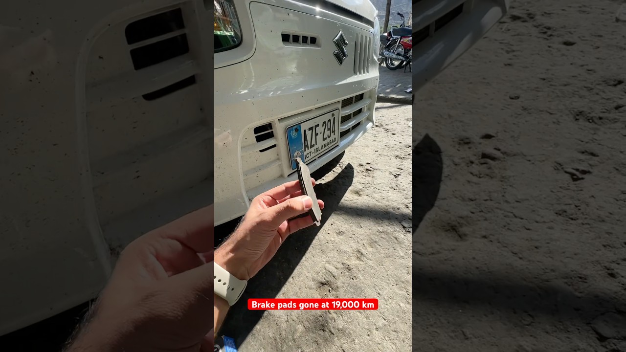 Suzuki alto brake pads gone 😅 