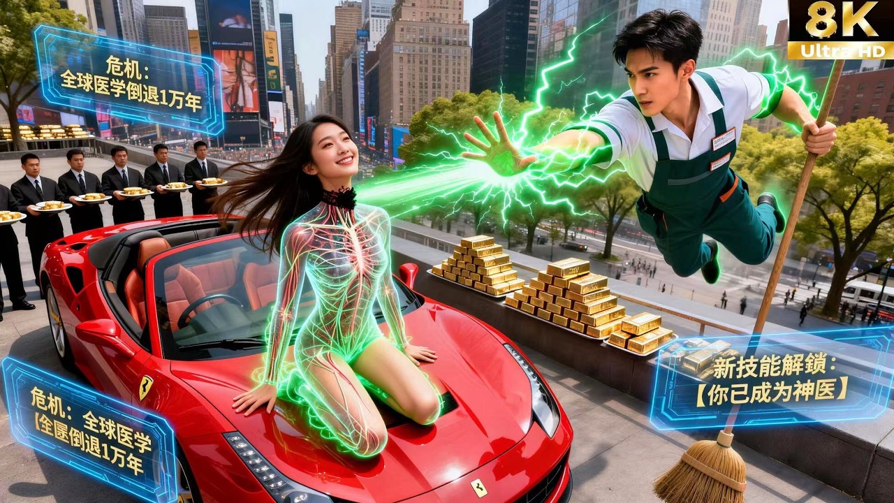 可憐的醫生發現女友與上司有染，被開除後覺醒【全球醫學倒退一萬年系統】，救下豪門女總裁，從此走向人生巔峰！