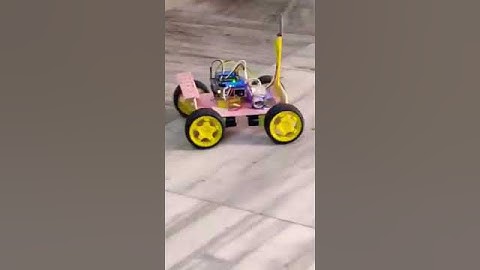 {B.T CAR}Controlling car with bluetooth ... 🤖 #technology ,#bluetooth         ‎@i_r_c_inventor 007 