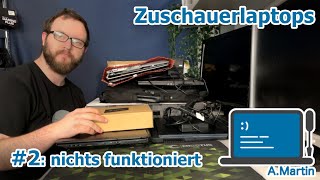 Laptops von Zuschauern reparieren