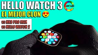 Hello Watch 3 ultra El smartwatch réplica del Apple más top del momento,  con pantalla Amoled de 49 mm DISFRUTA DE LA MUSICA Una de las…