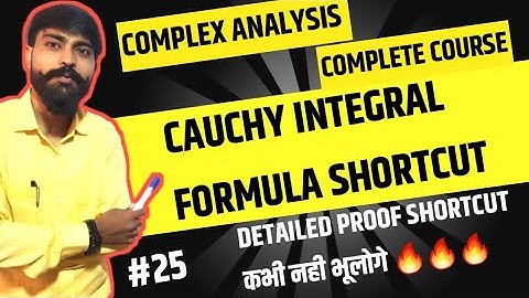 Cauchy integral formula | Cauchy integral formula proof | Msc maths 1st sem complex analysis