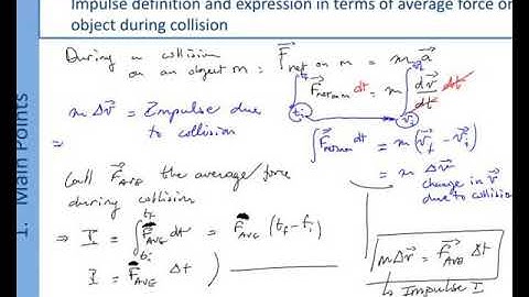 phy221 ch13 collisions impulse and ref frames