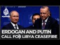 Putin and Erdogan call for Libya ceasefire