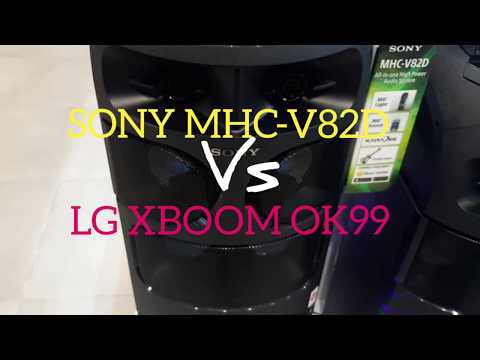 SONY MHC-V82D Vs LG XBOOM OK99 | Bass Sound Test