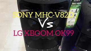 SONY MHC-V82D Vs LG XBOOM OK99 | Bass Sound Test