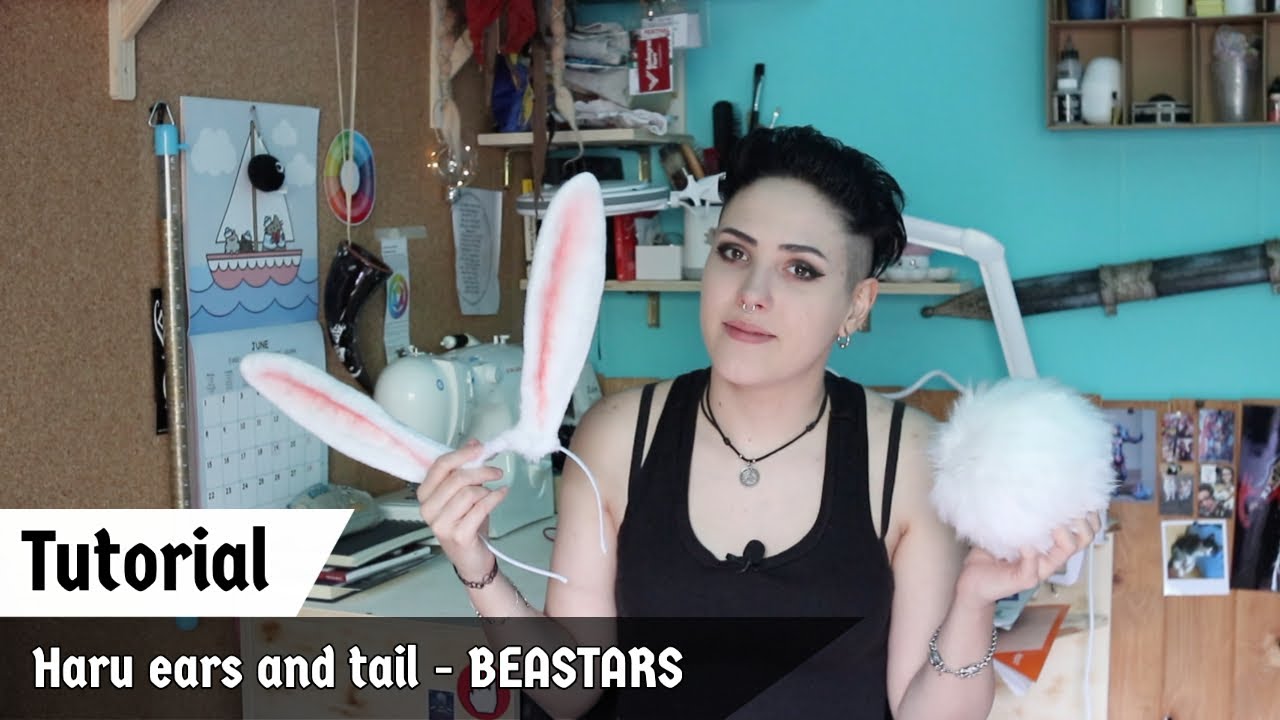 TUTORIAL - Haru's Tail And Ears🐰 - BEASTARS